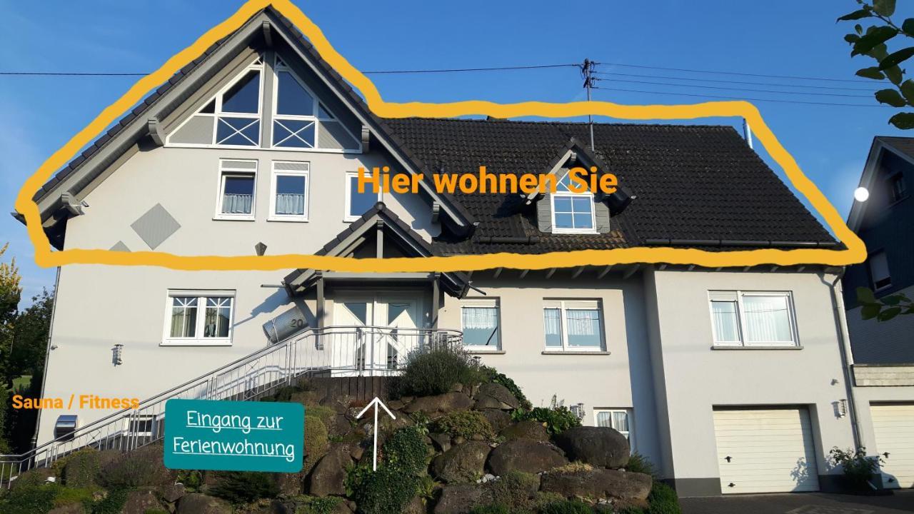 Ferienwohnung Fitness Entspannung Sauna Im Westerwald Derschen Kültér fotó