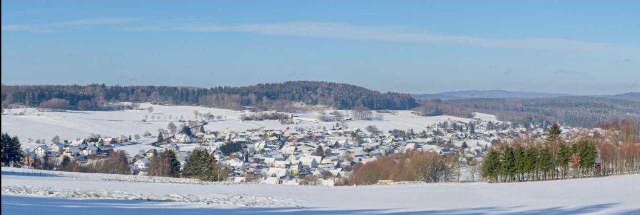 Ferienwohnung Fitness Entspannung Sauna Im Westerwald Derschen Kültér fotó